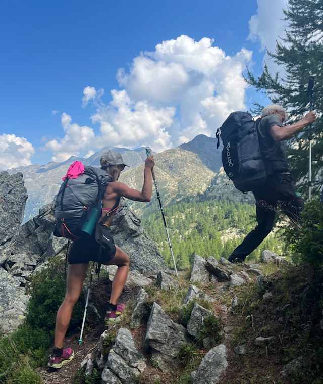Unterwegs auf der 6. westlichen Etappe der Via Alta Vallemaggia