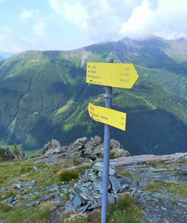 Ein wunderbarer Aussichtsberg: Der Auernig hoch über Mallnitz