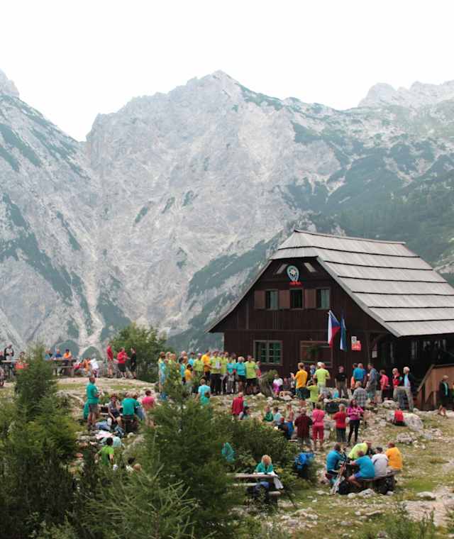 Bergsteigerdorf Jezersko Slowenien