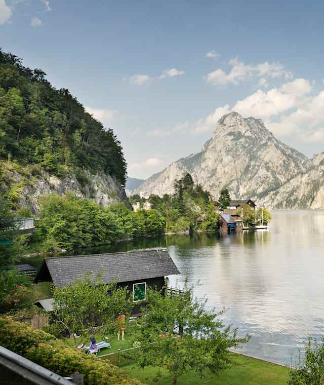 Blick auf den Traunstein