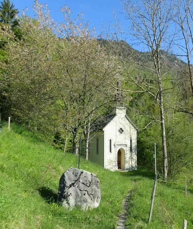 Abseits des Wanderweges die Notre Dame de l´Ermitage