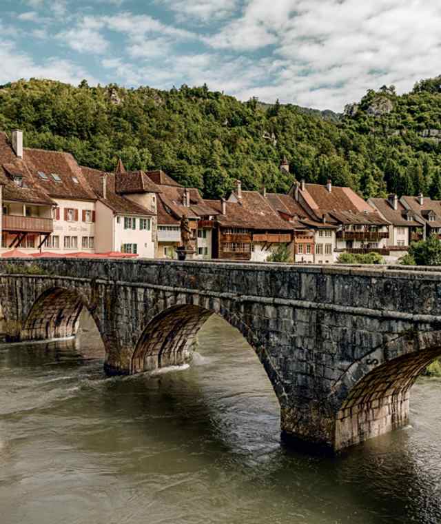 Blick auf St. Ursanne
