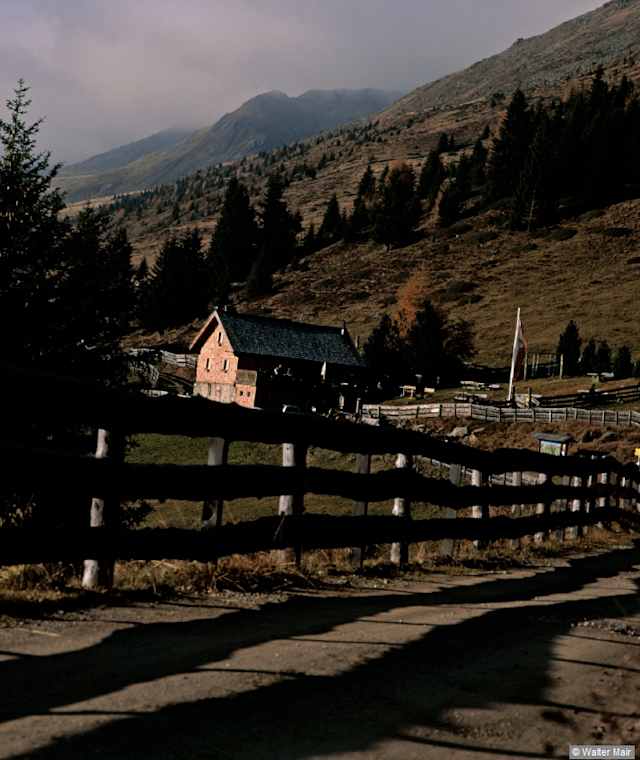 Vom Iselsberg führt ein Fahrweg zur Roaneralm