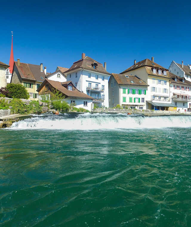 Blick auf die Altstadt Bremgarten