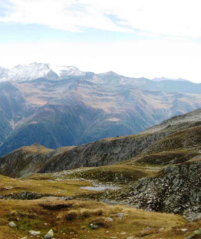 Herrlicher Ausblick auf die umliegende Bergwelt.