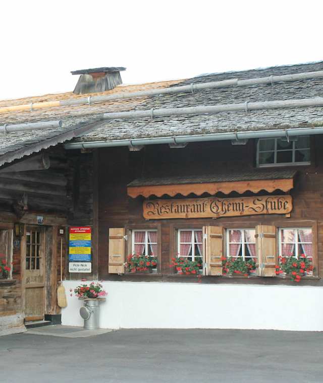 Am Bergrestaurant angekommen