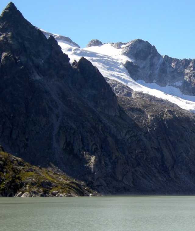 Albigna-Stausee mit Vadrec dal Castel