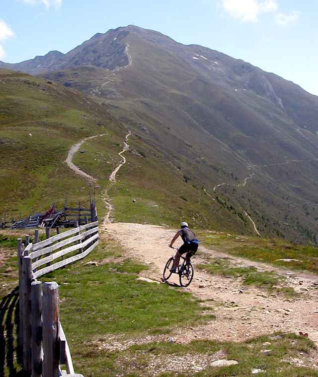 Unterwegs mit dem Bike am Venet