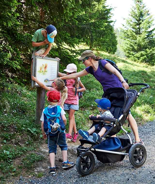 Ein Spass für Gross und Klein, auch mit dem Kinderwagen.