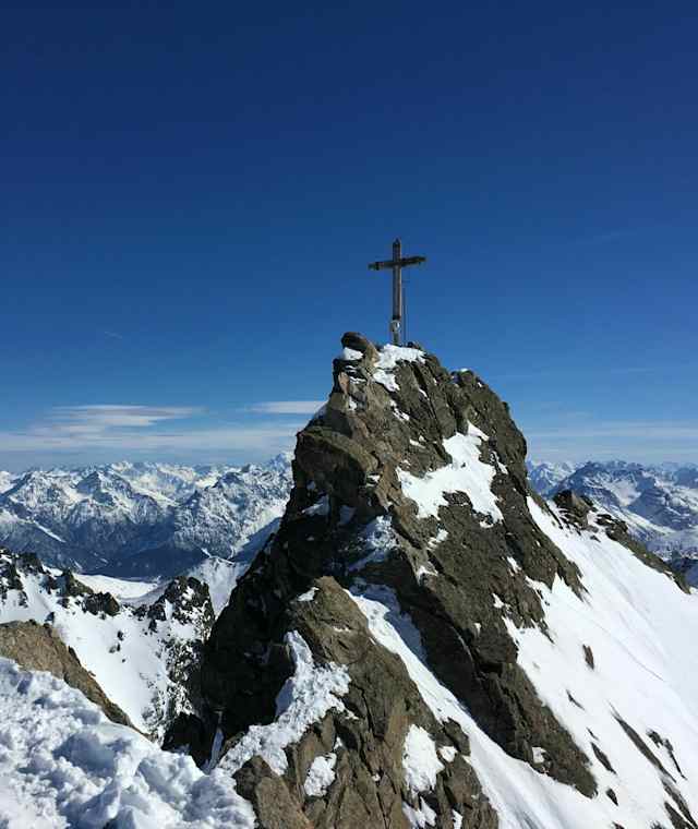 Die imposante Dreiländerspitze