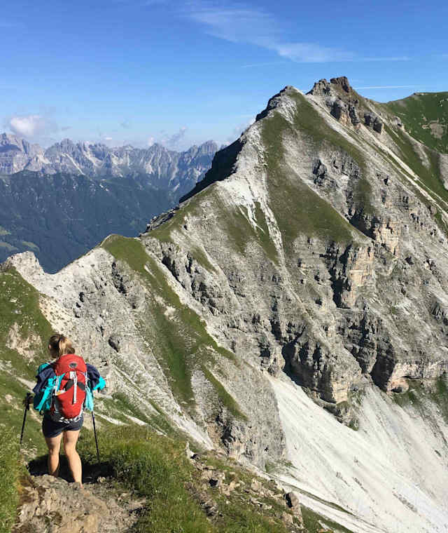 Auf dem Grat zur Kesselspitze