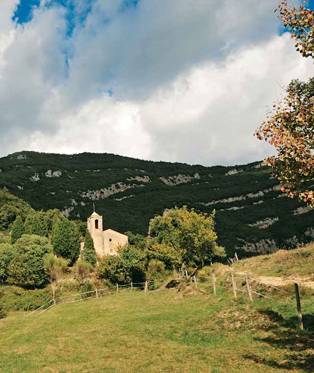Die renovierte Kirche von Talaixà.