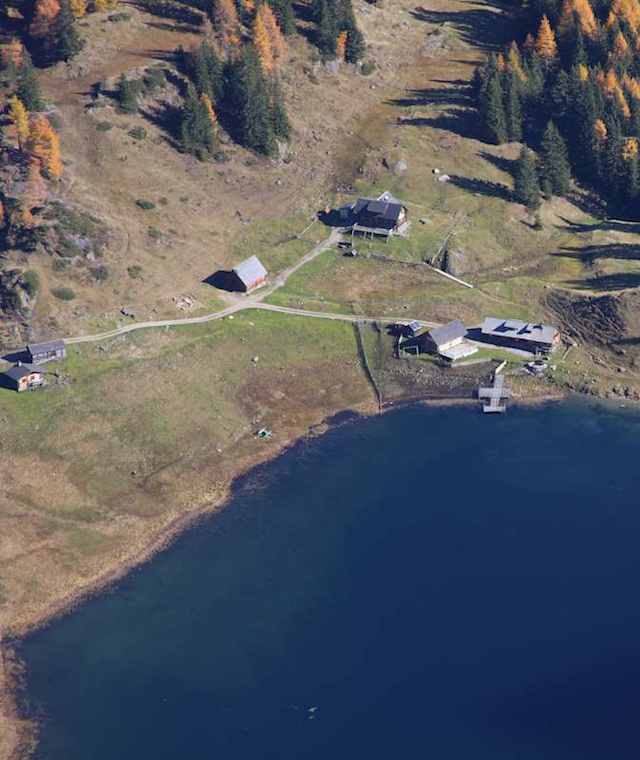 Die Fahrlechhütte am Dusitzkarsee