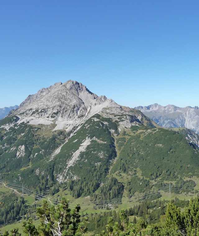 Blick zum mächtigen Hochwannig