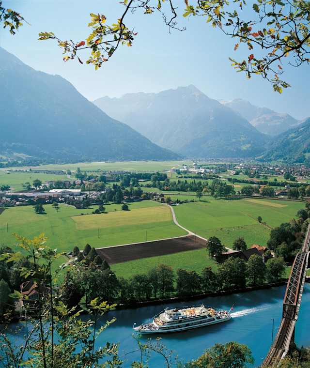 Die Aare bei Interlaken