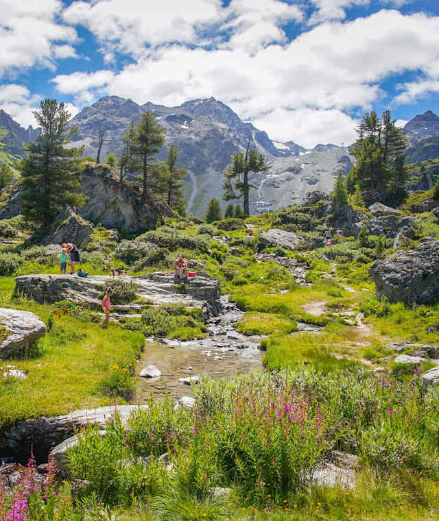 Der japanische Garten von Nendaz