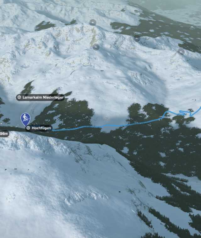 Übersicht Skitour Kleiner Gamsstein