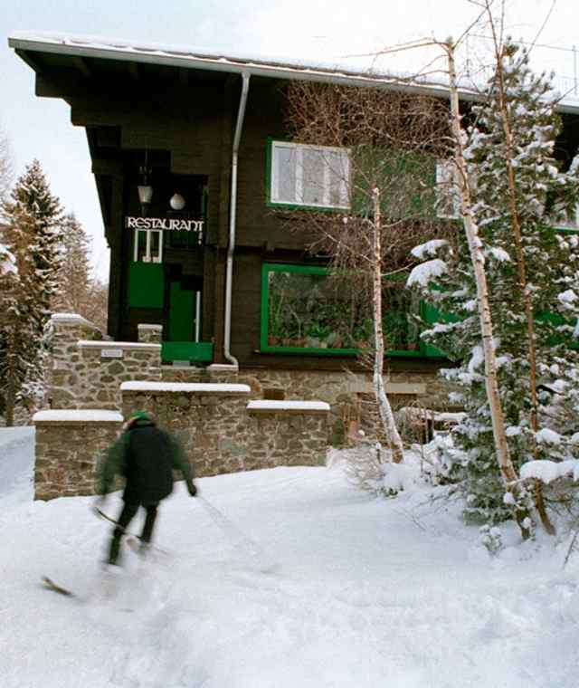 Das Looshaus am Kreuzberg im Winter