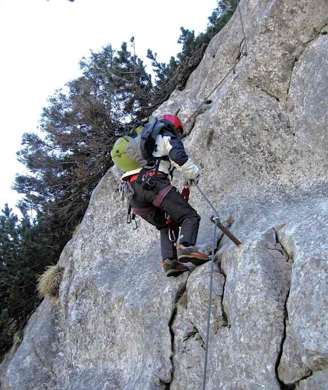 Im Oberst Gressel-Klettersteig