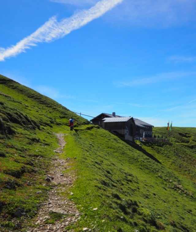 Die letzten Meter zur Nördlingen Hütte