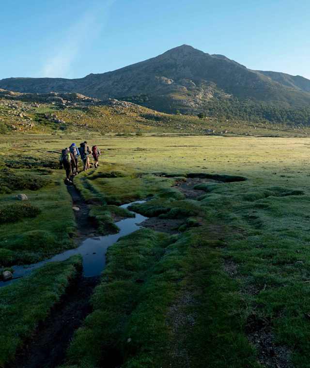 Morgenstimmung am Weg zum Lac de Nino.