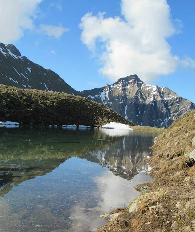 Am Lai Plang Bi mit Lenzer Horn im Hintergrund