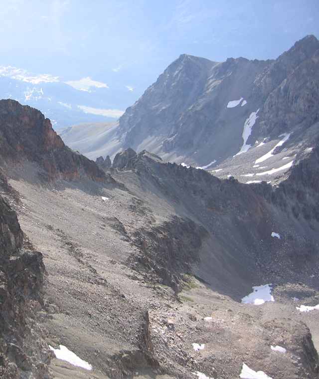 Herrliche Route entlang des Grates zum Piz Julier