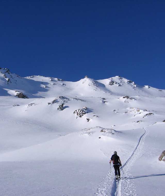 Schöne Tourenlandschaft im Val Gronda