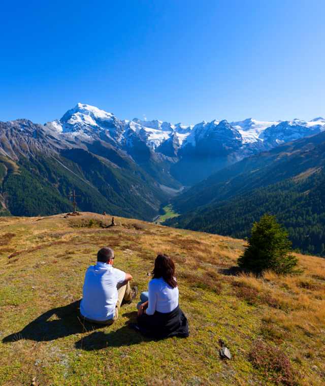 Am Gipfel des Piz Chavalatsch