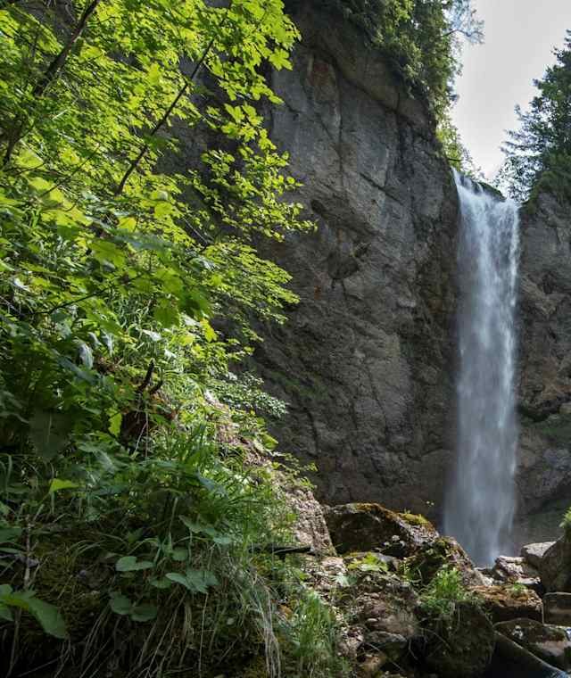 Blick auf den Leuenfall