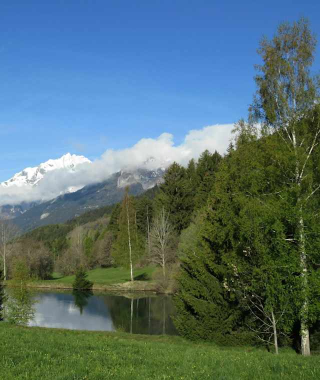 Der malerische Étang de Binii