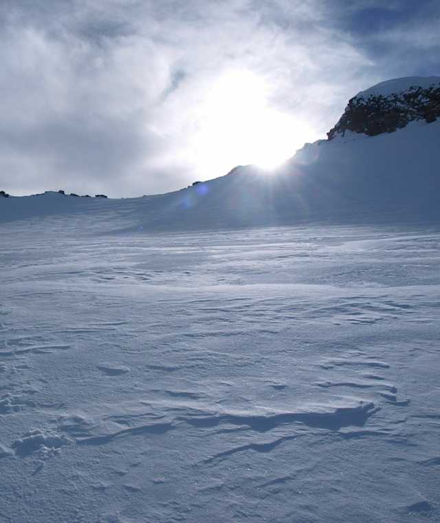 Am Zapportgletscher
