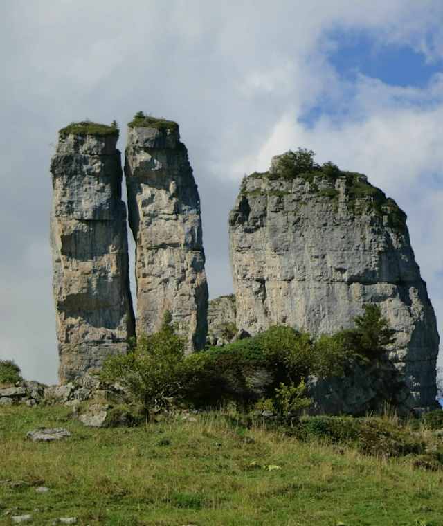 Blick auf die "Tüüfels Chilchli"