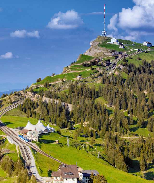 Blick auf Rigi Kulm