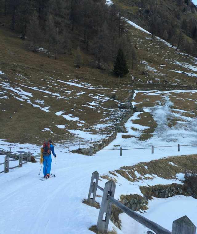 Zustieg zum Rifugio Saoseo