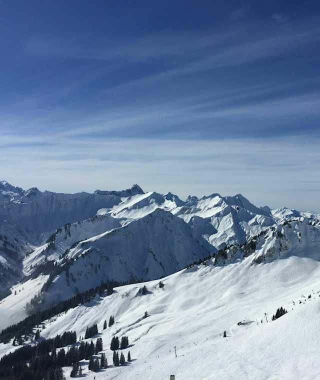 Schneeschuhtour Walmendingerhorn - Obere Luechlealpe