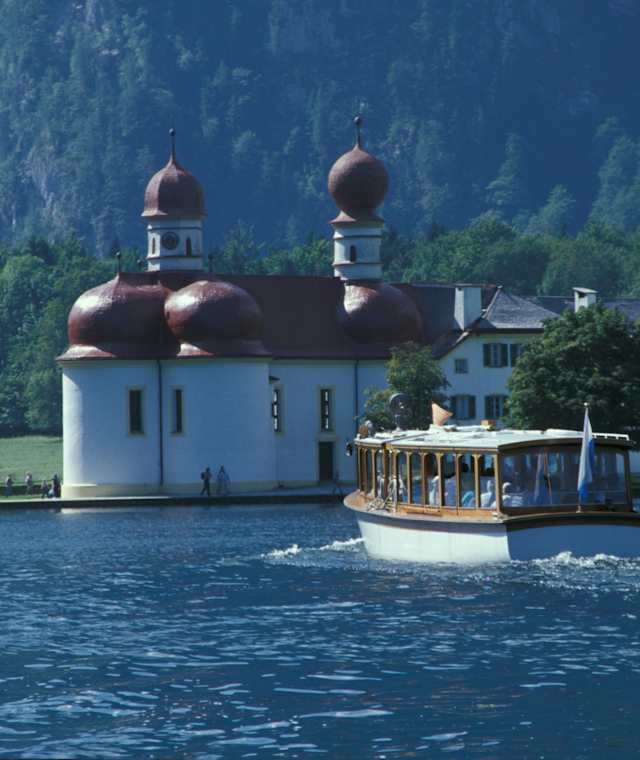 Die Fahrt mit dem Boot über den Königssee