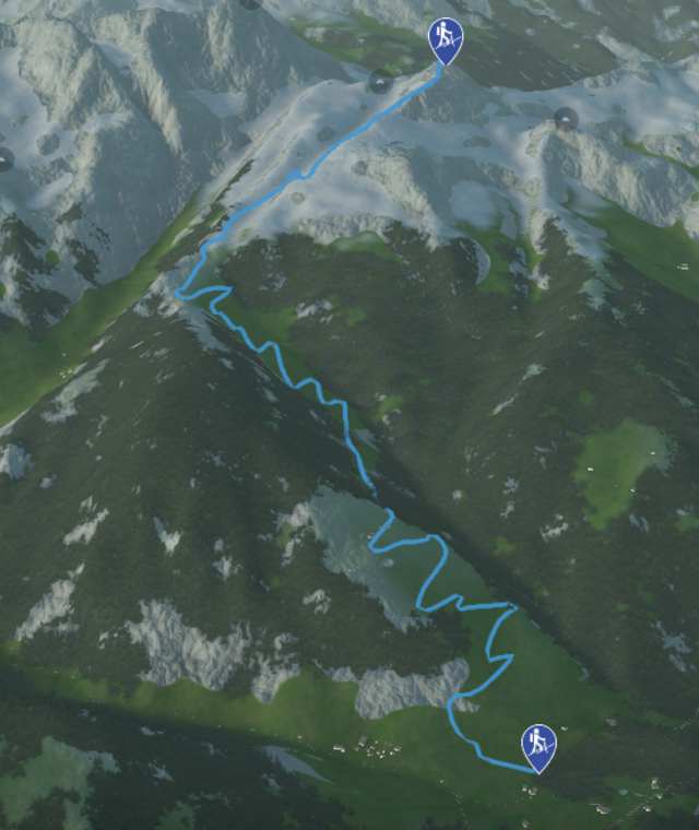 Übersicht Skitour Torhelm