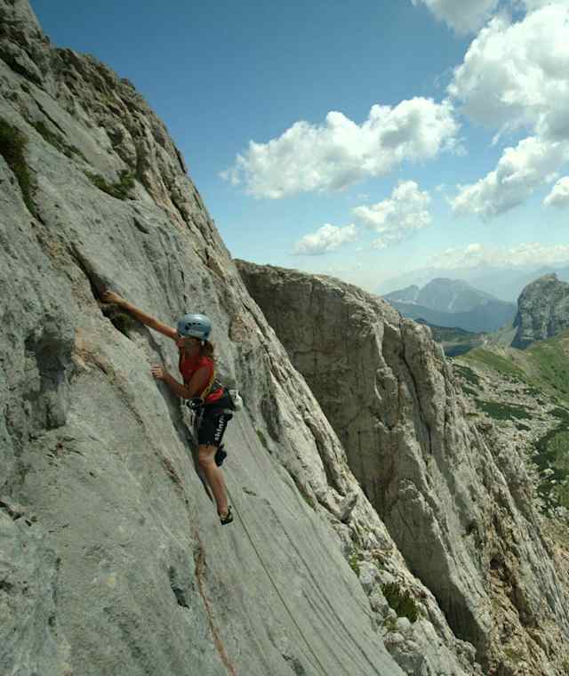 Hänsel: Klettertour am Trogkofel