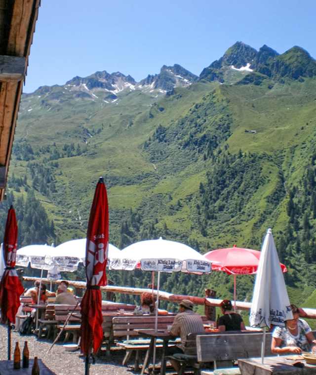 Aussicht von der Unterbergalm
