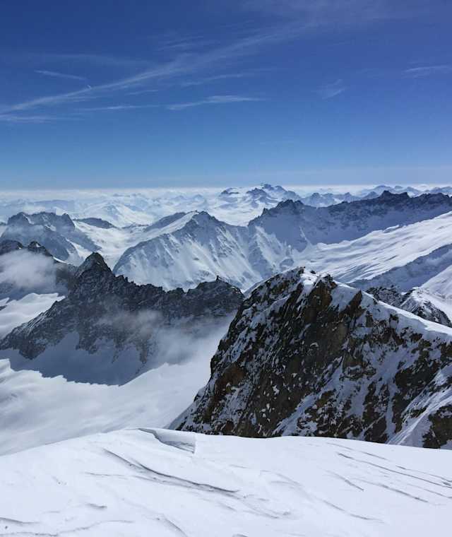 Aussicht vom Gipfel des Sustenhorns