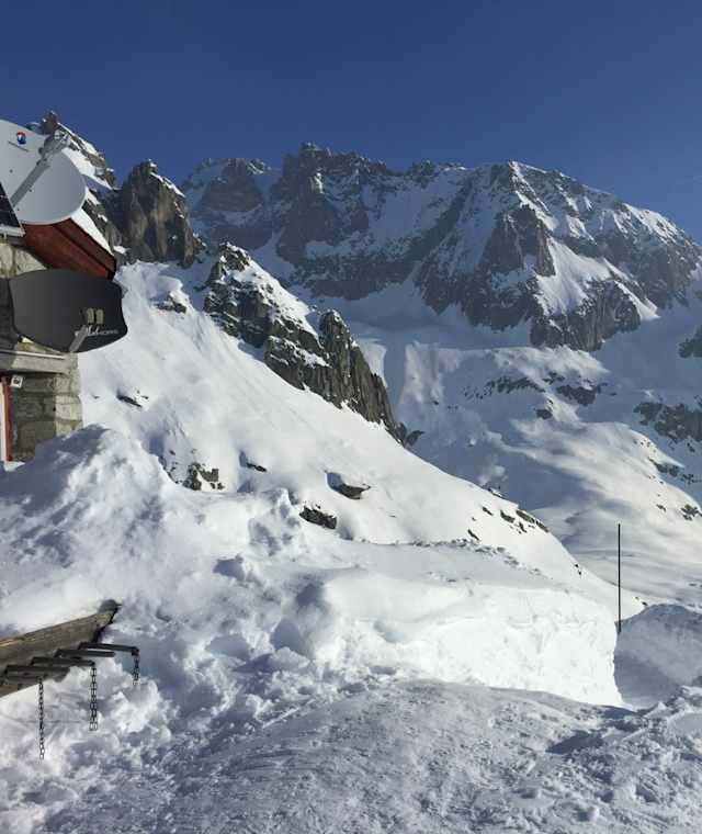 Ausblick von der Albert-Heim-Hütte