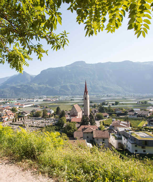 Am Brandiswaalweg oberhalb von Lana