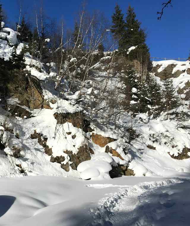 Winter in der Taschachschlucht