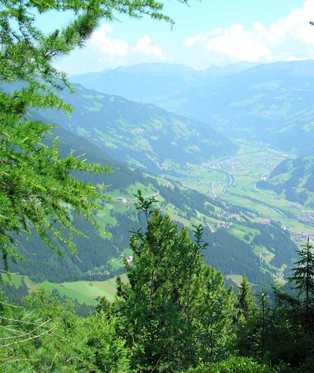 Talblick ins Zillertal