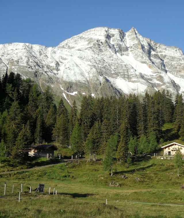 Gainschniggalm und der Hohe Sonnblick