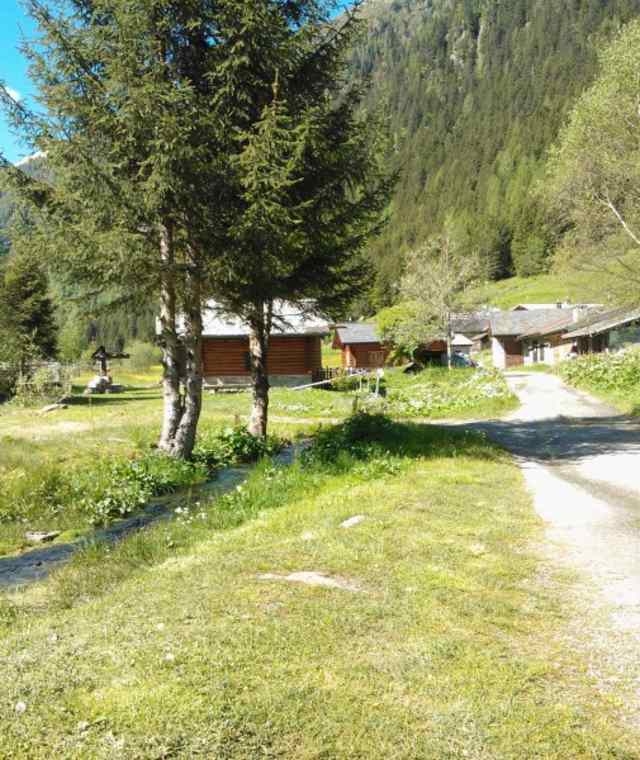 Zustieg zur Hütte