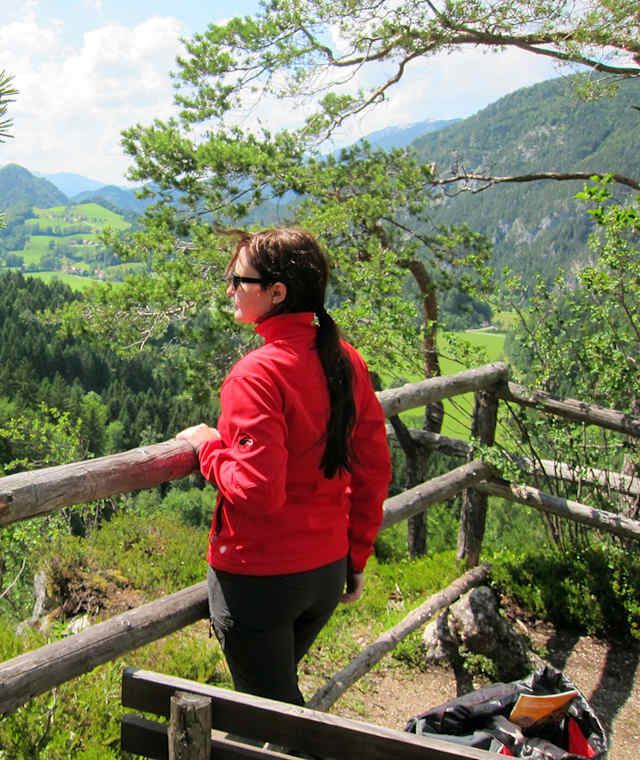 Blick von Bannholzmauer
