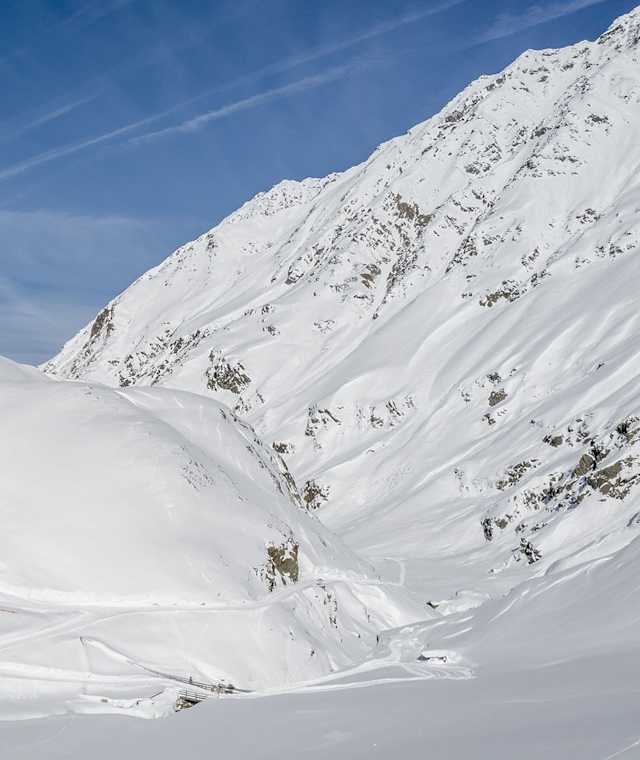 Die Amberger Hütte im Winter
