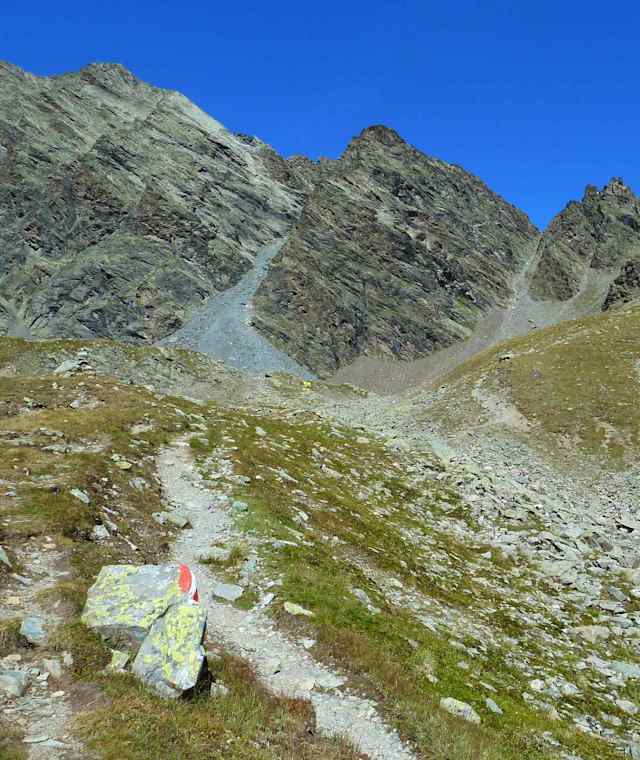 Anstieg vom Westfalenhaus zur Schöntalspitze